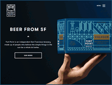 Tablet Screenshot of fortpointbeer.com